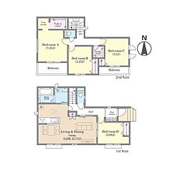 松戸市松飛台　新築戸建B号棟