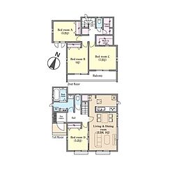 松戸市栗ケ沢4期　新築戸建D号棟