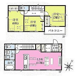 松戸市六高台11期　新築戸建2号棟