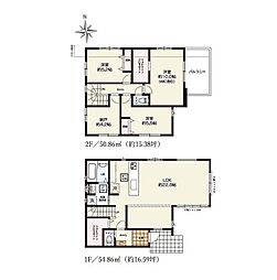 千葉市若葉区千城台北2期　新築戸建1号棟