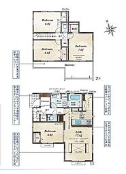 千葉市稲毛区園生町2期　新築戸建2号棟