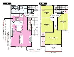 佐倉市井野1期　新築戸建2号棟