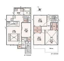 佐倉市中志津57期　新築戸建1号棟