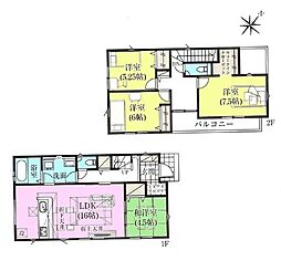 船橋市咲が丘2丁目24期　新築戸建1号棟