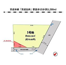 佐倉市新臼井田5期　売地