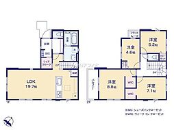 船橋市大穴南2丁目14期　新築戸建6号棟