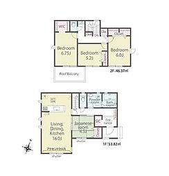 柏市酒井根5丁目第1期　新築戸建4号棟