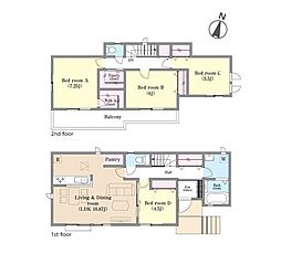 松戸市八ケ崎5丁目 新築戸建B号棟