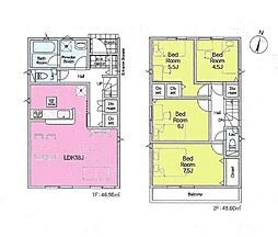 柏市伊勢原第7　新築戸建1号棟