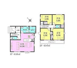 千葉市若葉区桜木北1丁目第1期　新築戸建1号棟