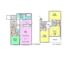 柏市塚崎2期　新築戸建2号棟