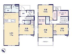 船橋市大穴南2丁目14期　新築戸建3号棟