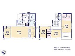 船橋市大穴南2丁目14期　新築戸建4号棟