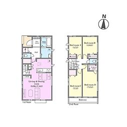 松戸市中金杉4丁目　新築戸建B号棟