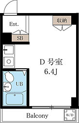 水木通マンション 6D