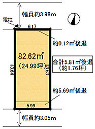 富士見市鶴瀬西３丁目　売地