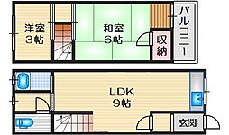 吹東町テラスハウス 右側