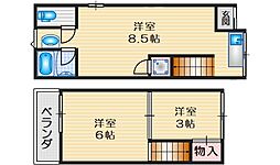 岡町南3丁目テラスハウス 1