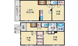 津雲台6丁目テラスハウスＣ棟 C