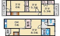 大島町2丁目テラスハウス 1