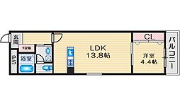 レジデンスコート豊中末広町 201