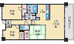 ル・サンク南千里ローレルコート 1102