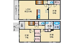 津雲台6丁目テラスハウスＣ棟 C