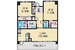 Ｌ’ｓレジデンス吹田 402