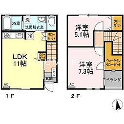 メゾネット八幡 B棟