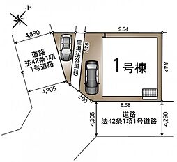 新築戸建　明石市魚住町西岡　1号棟