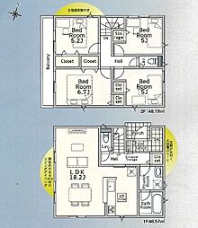 さいたま市南区太田窪第16 新築戸建 全3棟 2号棟