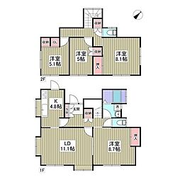 印旛郡栄町安食台２丁目の一戸建て