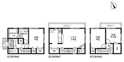 鎌ケ谷市東道野辺３丁目の一戸建て