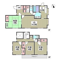 印西市平賀学園台２丁目の一戸建て