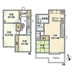 習志野市花咲1丁目の一戸建て