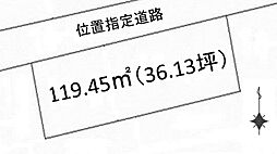 所沢市上新井4丁目・全1区画　建築条件なし土地