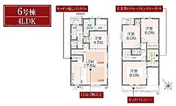 東村山市久米川町2丁目・全7棟　新築一戸建　6号棟 〜駐車並列2台〜