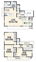 東大和市芋窪4丁目　中古一戸建　〜全居室6帖以上〜