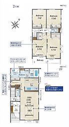 東村山市久米川町3丁目・全4棟　新築一戸建　2号棟 〜南東道路に面し日当たり良好〜