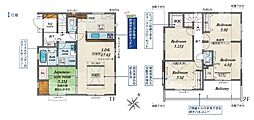 東村山市久米川町3丁目・全4棟　新築一戸建　1号棟 〜南東道路に面し日当たり良好〜