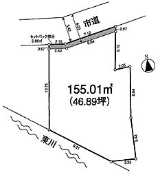 所沢市上新井2丁目・全1区画　建築条件なし土地 〜駅徒歩7分〜