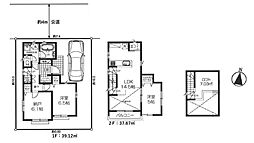 新座市西堀2丁目・全1棟　新築一戸建　〜固定階段ロフト付〜