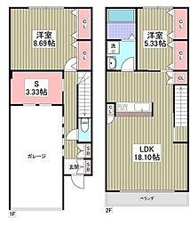 鶴ヶ島市脚折町１丁目の一戸建て