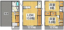 ふじみ野市大井武蔵野の一戸建て