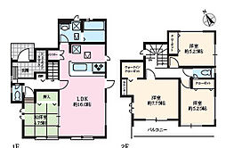 秦野市桜町2期　新築戸建　全3棟1号棟