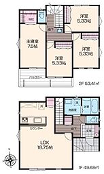 小田原市成田　新築戸建　全3棟2号棟