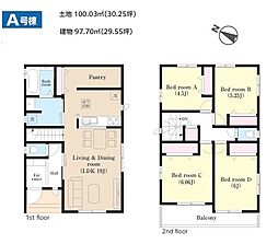 「前原」駅徒歩10分　二宮１丁目　新築戸建 A号棟