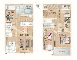 「新習志野」駅徒歩20分 香澄3丁目 新築戸建 2号棟
