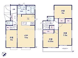 第4期越谷市大沢　全1棟