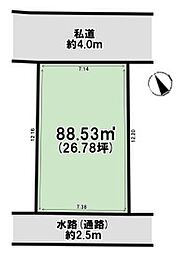 越谷市赤山1丁目　売地